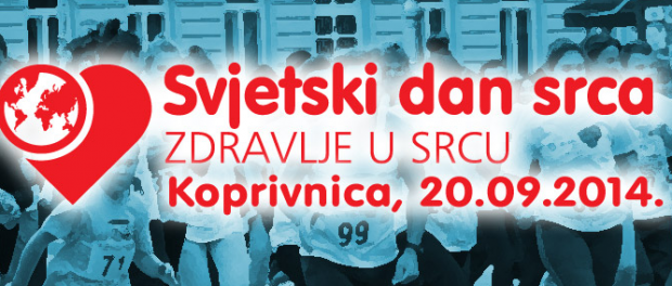 Obilježavanje svjetskog dana srca – Koprivnica 2014