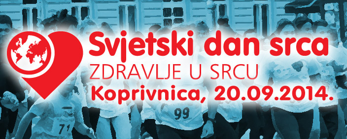 Obilježavanje svjetskog dana srca – Koprivnica 2014