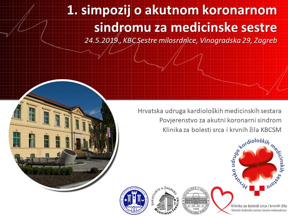 1. simpozij o akutnom koronarnom sindromu za medicinske sestre